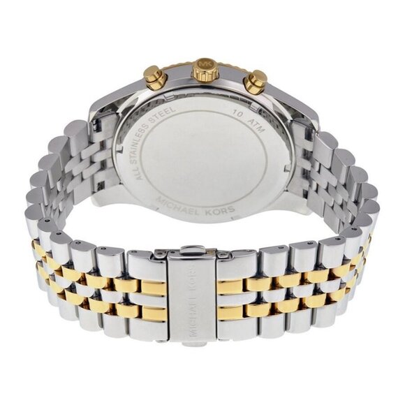 NWT Authentic Michael Kors Lexington Chronograph White Dial Men's Watch - Picture 3 of 4